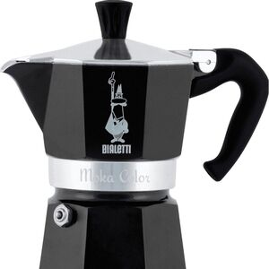 New Bialetti Moka Express Stovetop Espresso Maker - Black 3 Cup